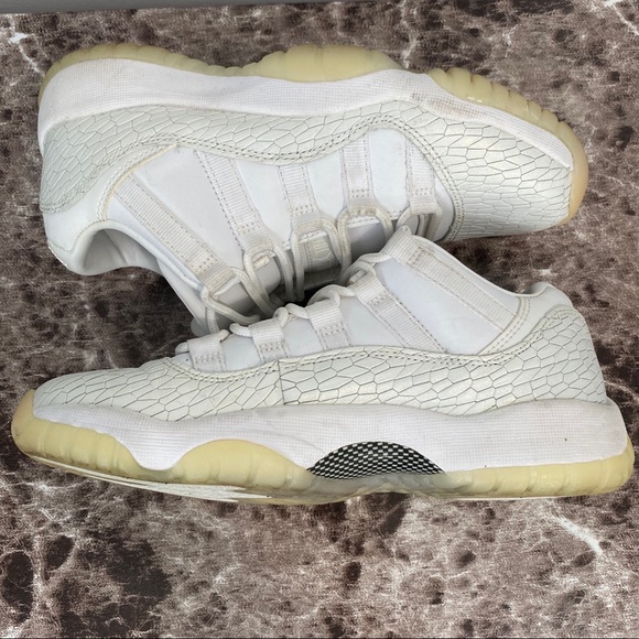Jordan Shoes - Air Jordan 11 Retro Low GG White-Pure Platinum